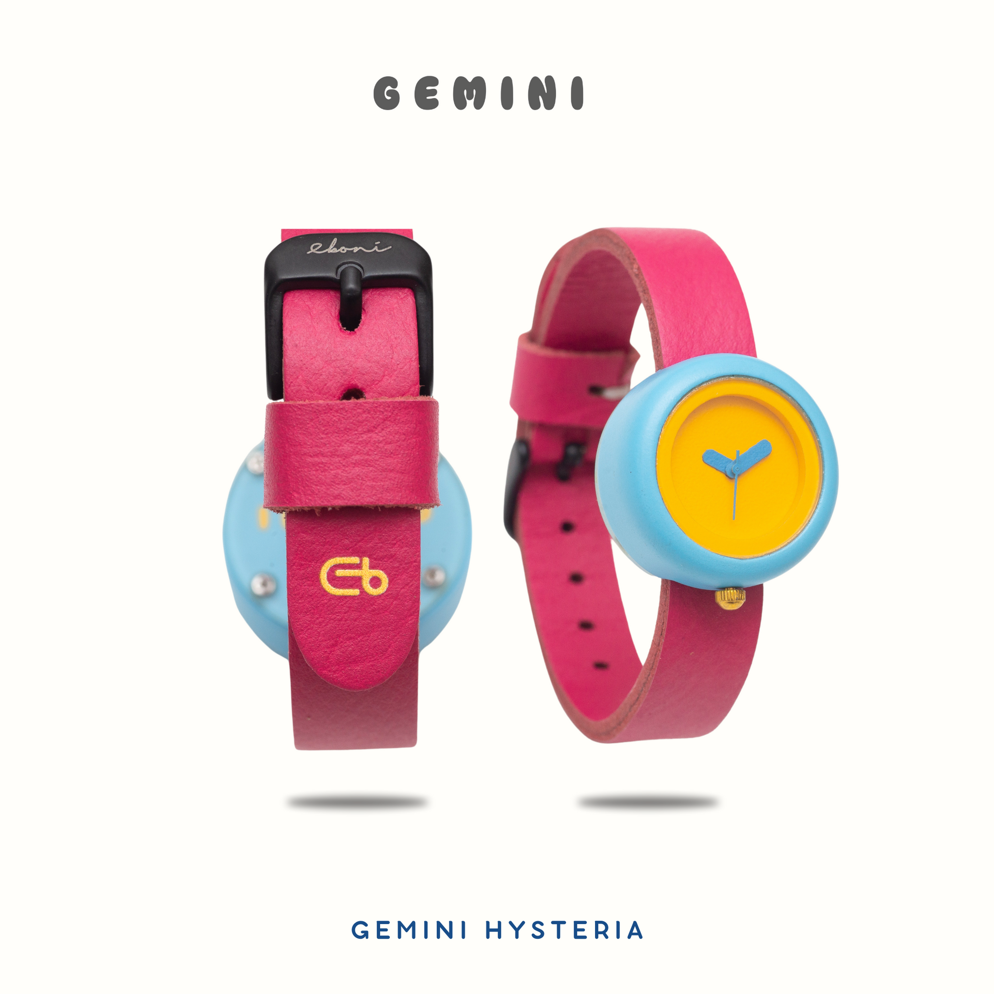 Eboni Jam Tangan Kayu Gemini - Hysteria