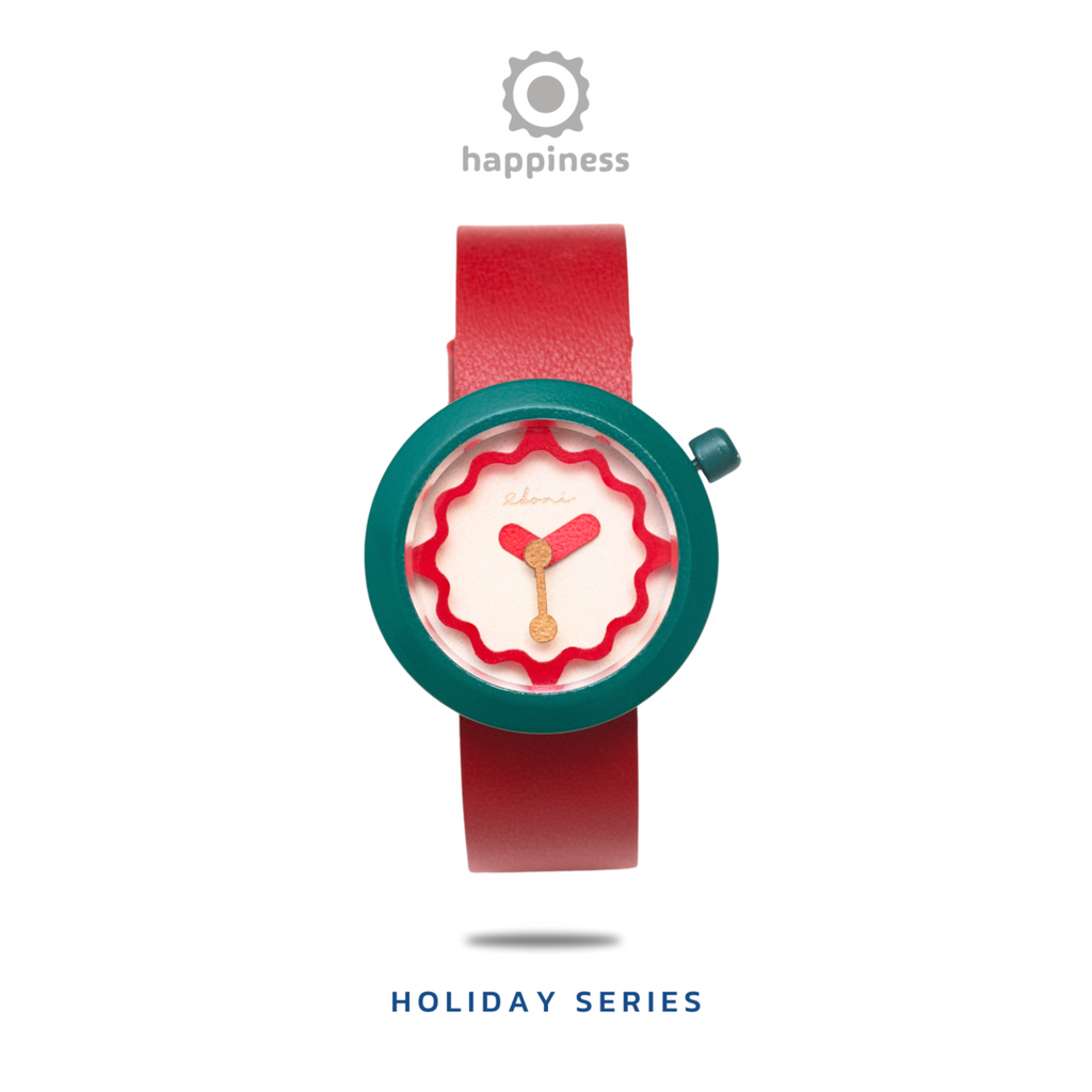 Eboni Jam Tangan Kayu Happiness Holiday Series