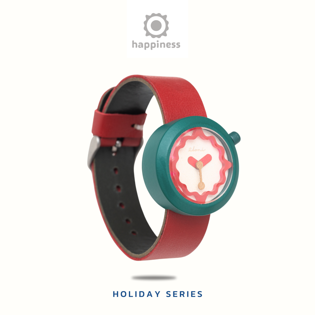 Eboni Jam Tangan Kayu Happiness Holiday Series