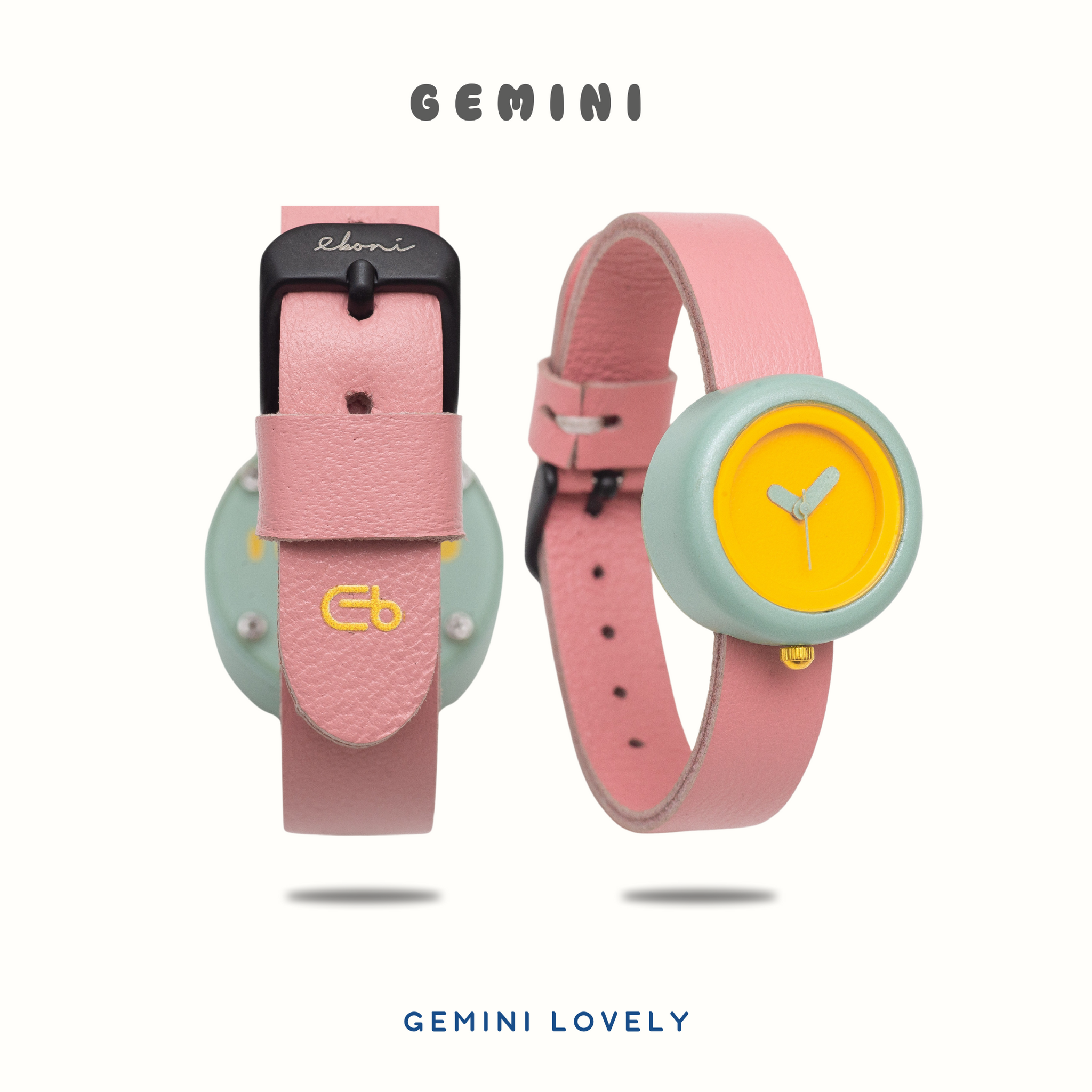 Eboni Jam Tangan Kayu Gemini - Lovely